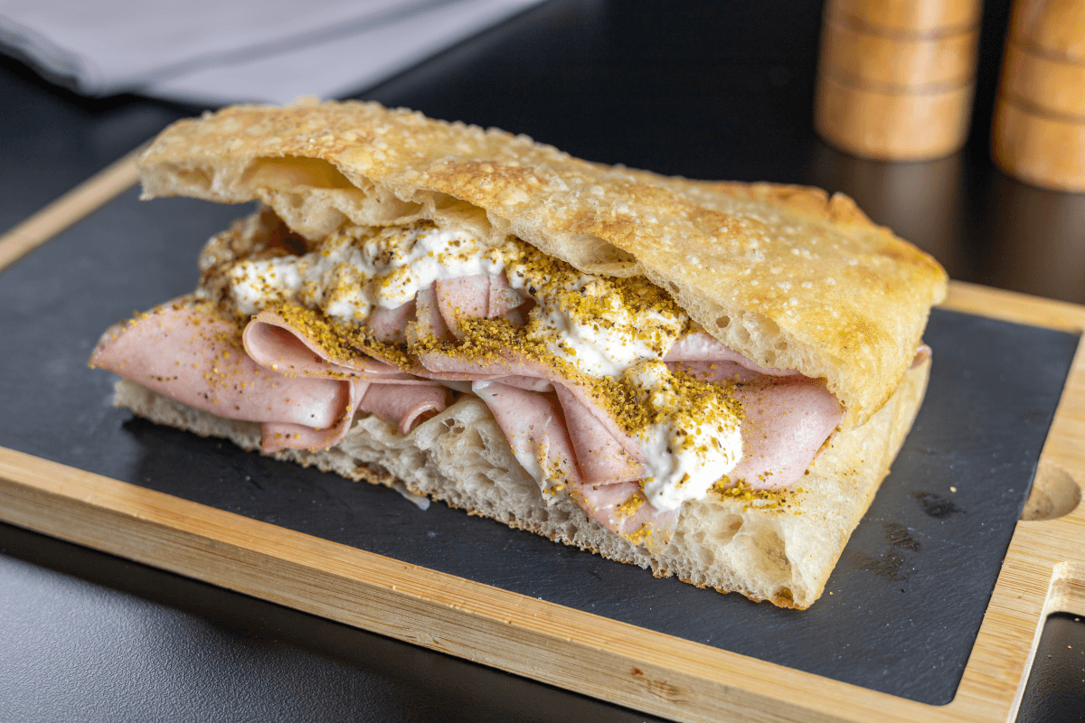Mortadella Focaccia