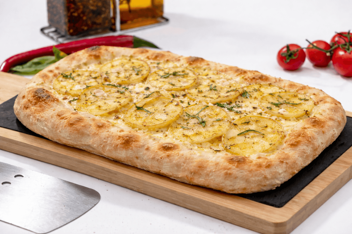 Patate e Rozmarino Pinsa