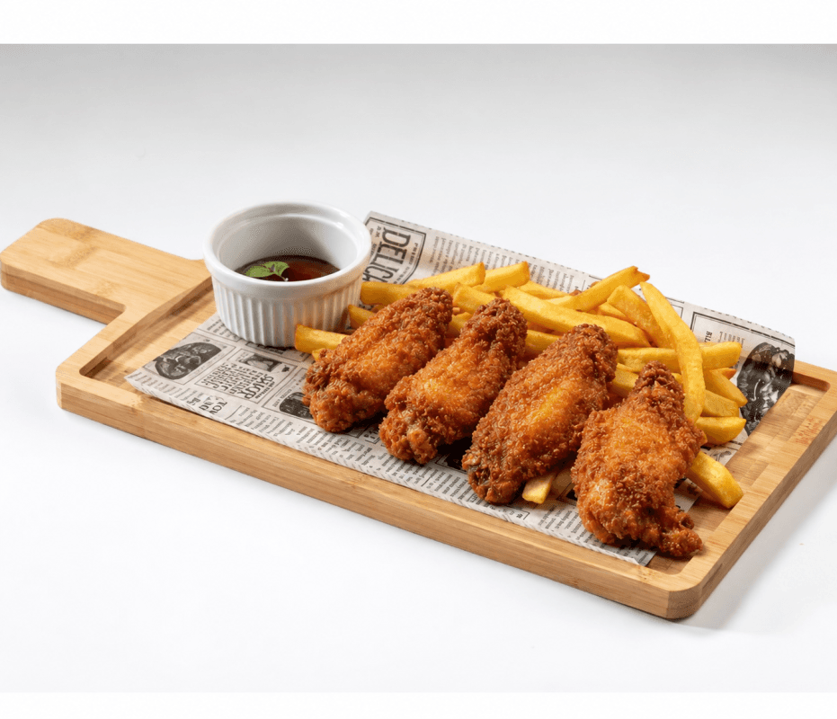 Aripioare Crispy ne picante & Fries